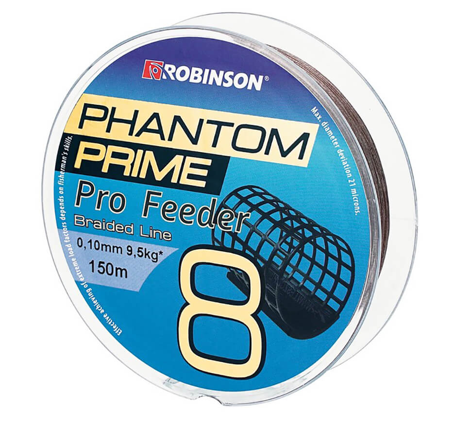 Šnúra ROBINSON Phantom Pro Feeder X8 hnedá