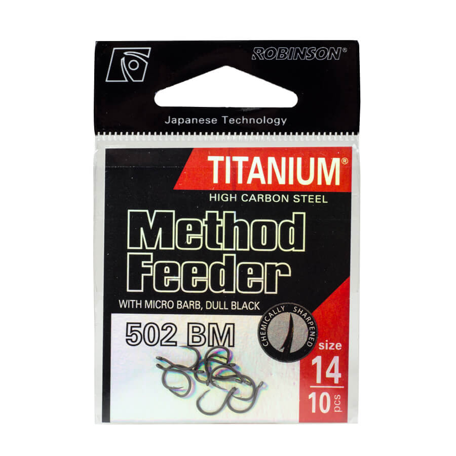 Háčiky ROBINSON Titanium Method Feeder 502 BM