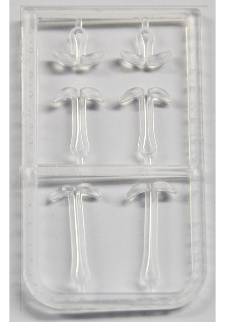 Zarážky MIVARDI Hair Extenders V Clear