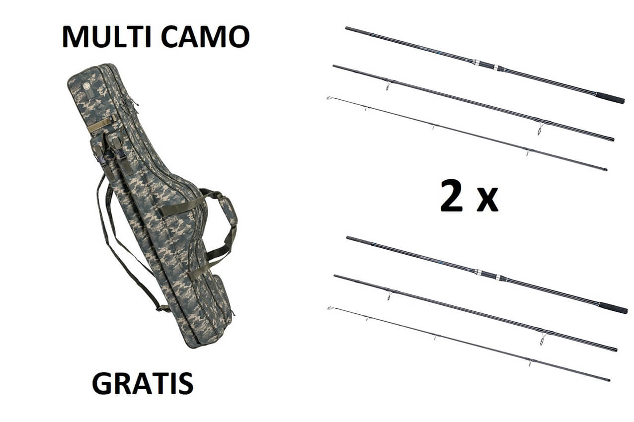 SET = 2x MIVARDI Sentinel Carp 360 SH + púzdro Multi Camo 130