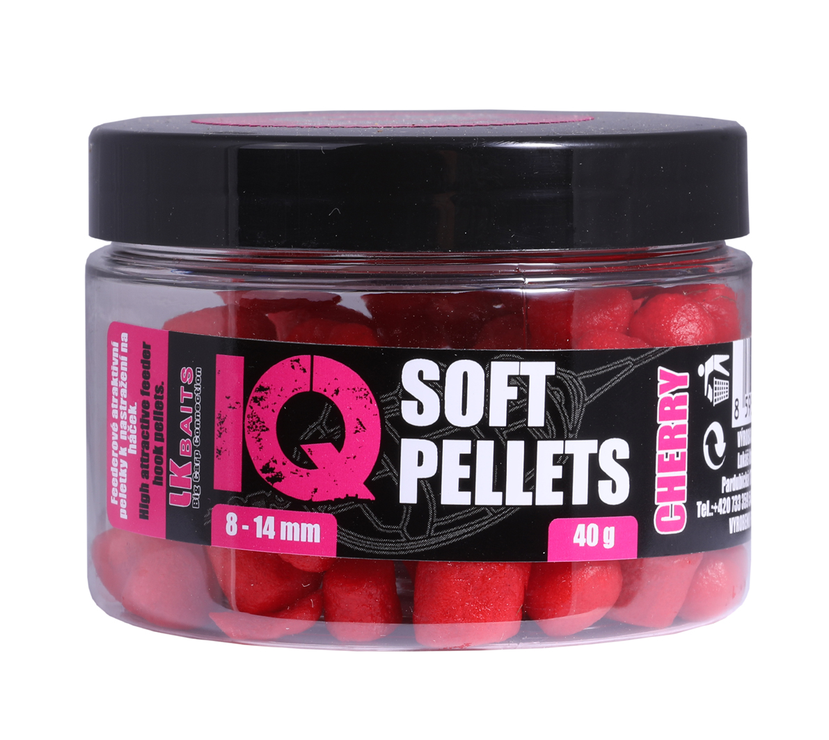 LK BAITS IQ Method Feeder Soft Pellets Cherry