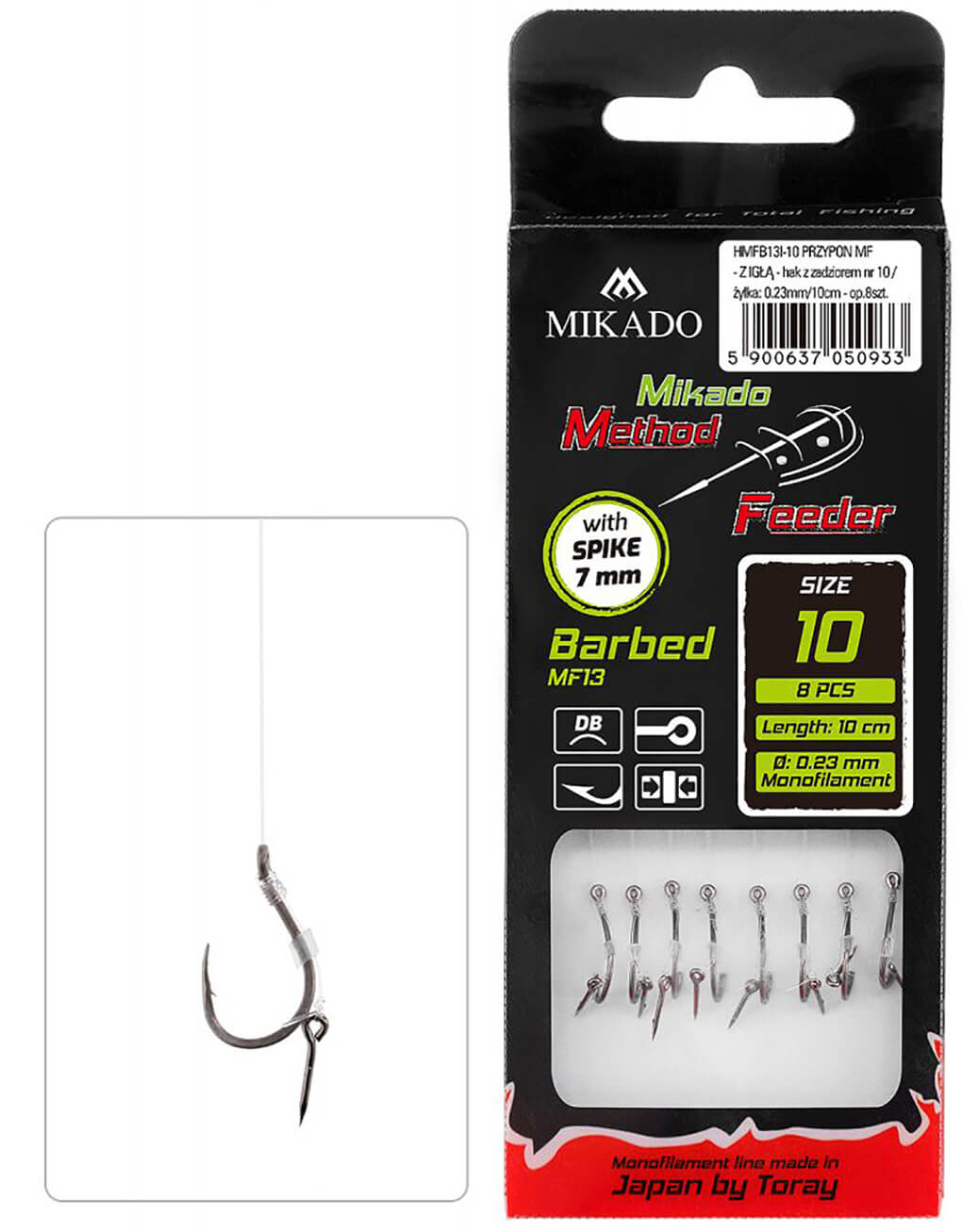 Nadväzec MIKADO Method Feeder Rig s tŕňom
