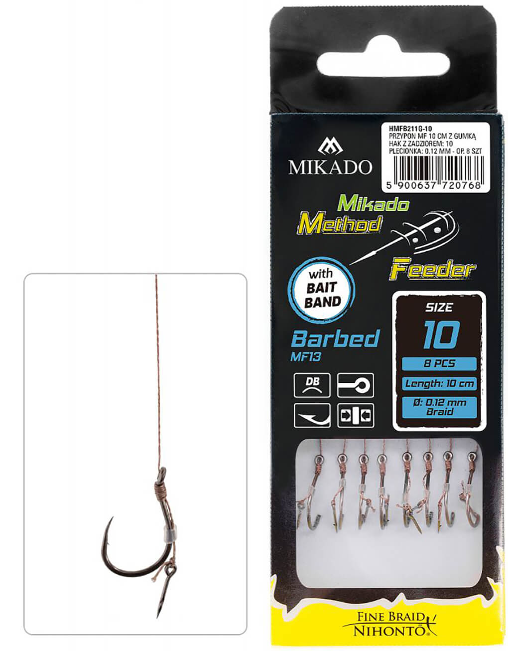 Nadväzec MIKADO Method Feeder Rig s tŕňom