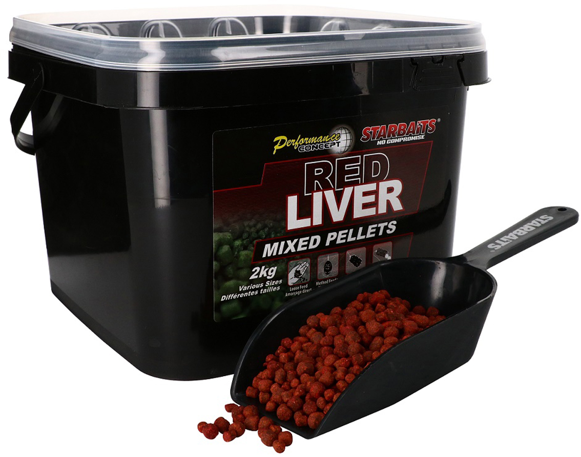 STARBAITS Pellets Mixed Red Live