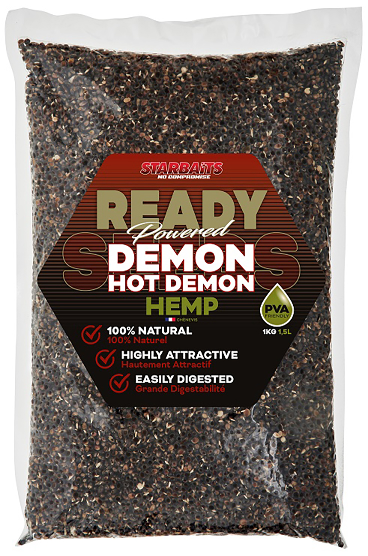 Partikel STARBAITS Ready Seeds Hot Demon Hemp (konope)