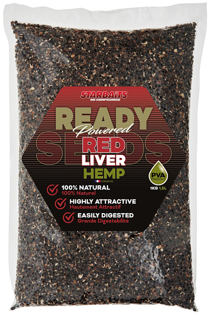 Partikel STARBAITS Ready Seeds Red Liver Hemp (konope)