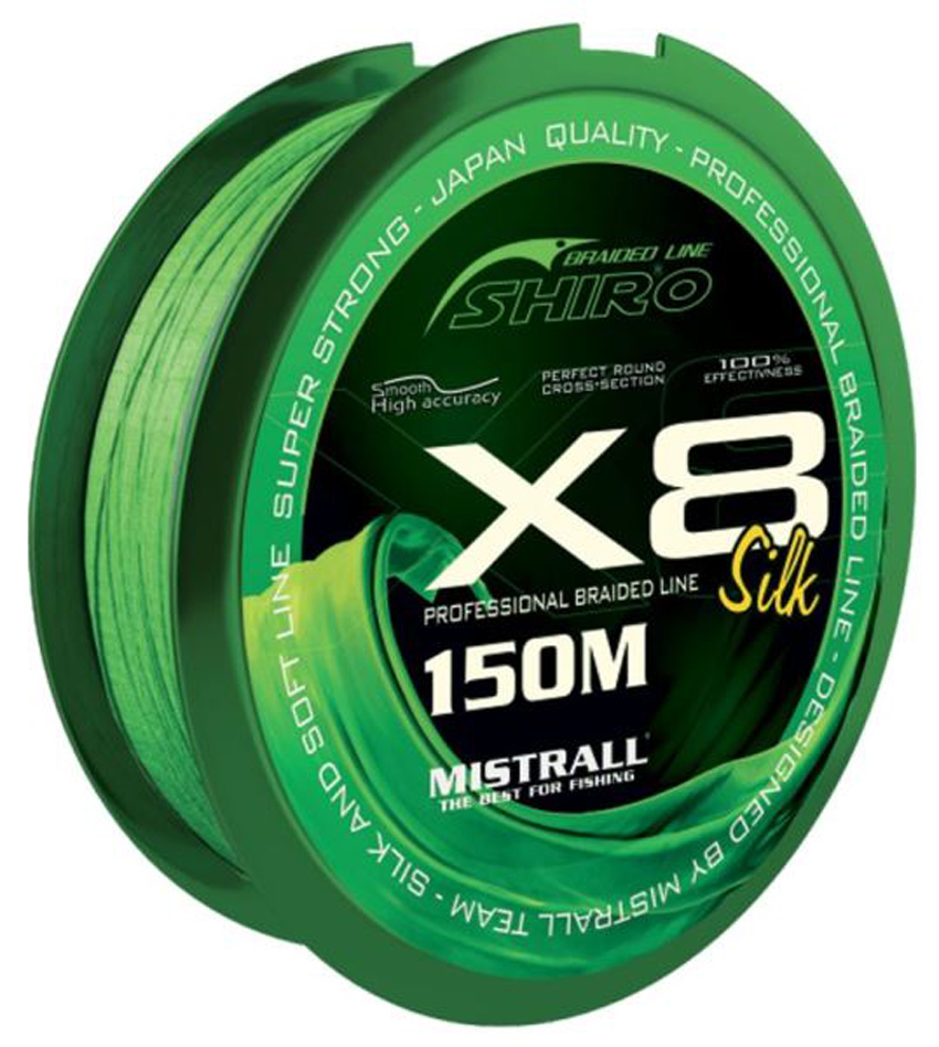 Šnúra MISTRALL Shiro Silk X8 zelená