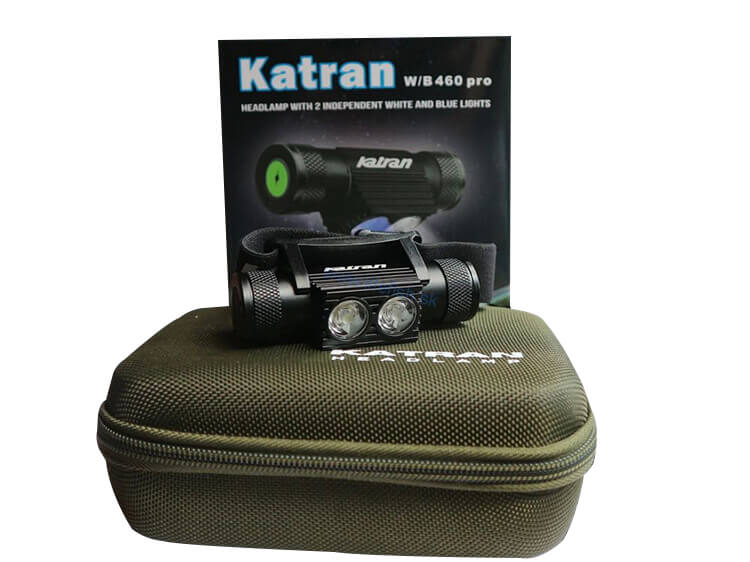 Nabíjateľná čelovka KATRAN Headlamp W/B 460 Pro