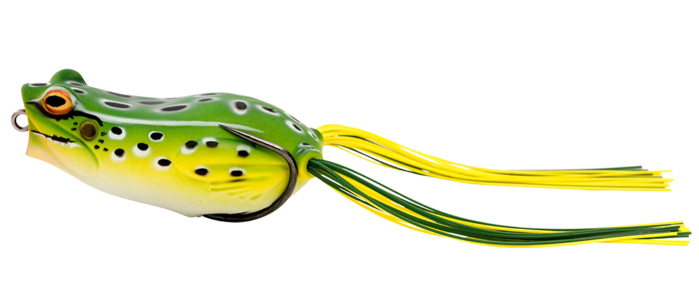 SAVAGE GEAR Hop Popper Frog Floating, Green Leopard