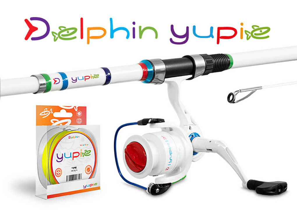 Detský SET DELPHIN Yupie + navijak + vlasec