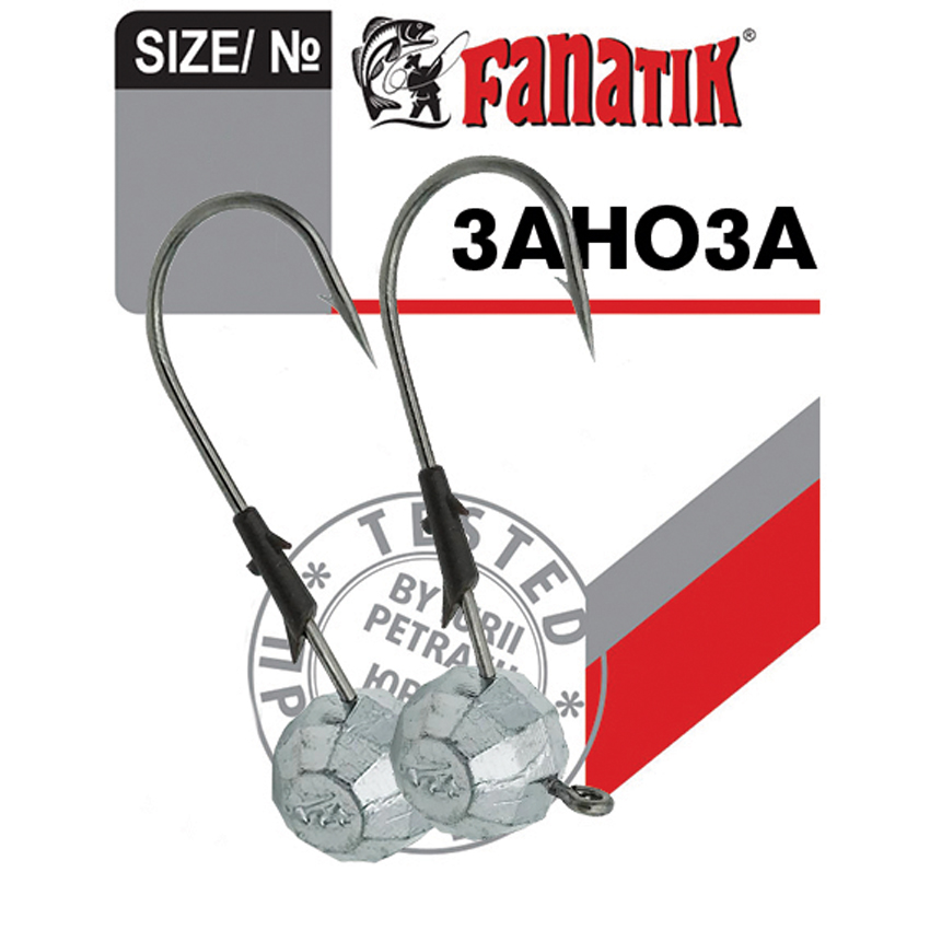 Jigová hlava FANATIK Zanoza č. 1/0, 2 ks