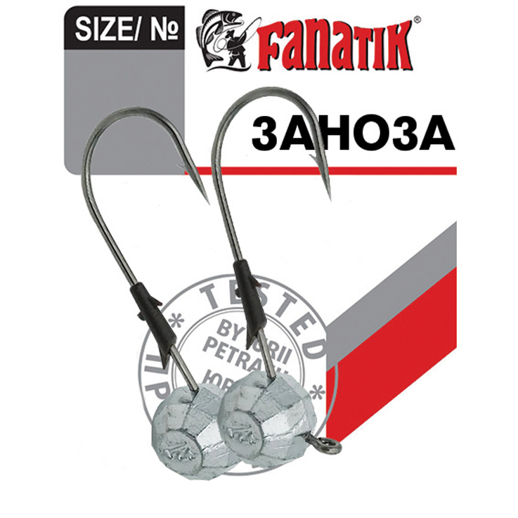 Jigová hlava FANATIK Zanoza č. 3/0, 2 ks